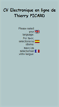 Mobile Screenshot of cv.tpicard.fr